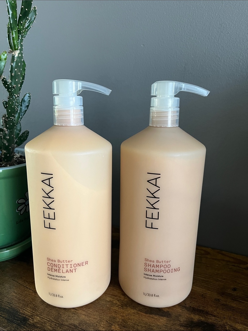 Fekkai Shea Butter Shampoo & Conditioner Set — Soft Peach